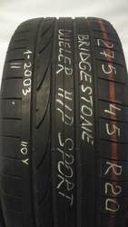 Продам б/у шины (2 шт.) Bridgestone Dueller H/P Sport 275/45R20