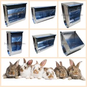 Безпечні багатосекційні годівниці для кроликів