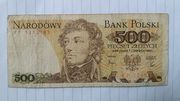 500 злотих 1982. Польша